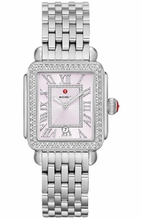 Michele Deco Madison Steel Diamonds Women's Watch MWW06T000212