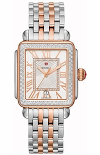 Michele Deco Madison Two-Tone Diamond Women's Watch MWW06T000220