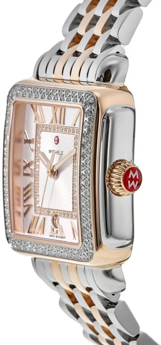 MWW06T000220 Michele Deco Madison Two-Tone 18k Gold Diamond  display picture 3