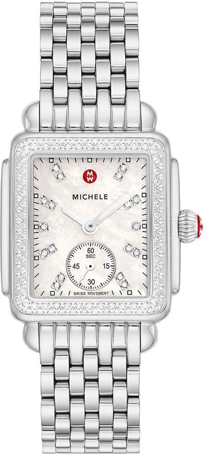 MWW06V000122 Michele Deco Mid Diamond Stainless Steel  display picture 2