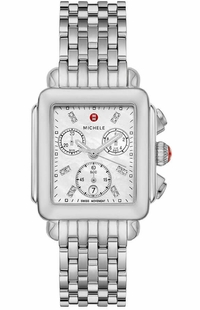 Michele Deco Mother of Pearl Women's Watch MWW06A000778