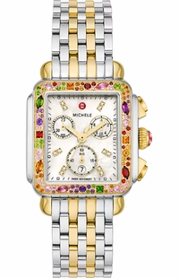 Michele Deco Soire White Mother of Pearl Women's Watch MWW06A000801