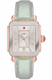 Michele Deco Sport Aqua Topaz Dial Women's Watch MWW06K000033