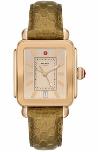 Michele Deco Sport Beige Dial Women's Watch MWW06K000041