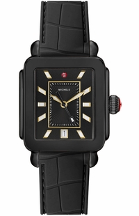 Michele Deco Sport Black Dial Ladies Watch MWW06K000012