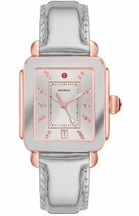 Michele Deco Sport High Shine Two Tone Pink Gold MWW06K000023