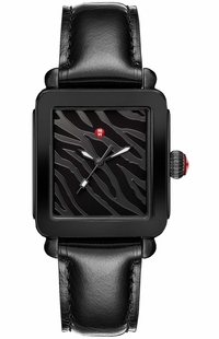 Michele Deco Sport Noir Black Steel Women's Watch MWW06K000050