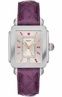 Michele Deco Sport Topaz Dial Steel Women's Watch MWW06K000049