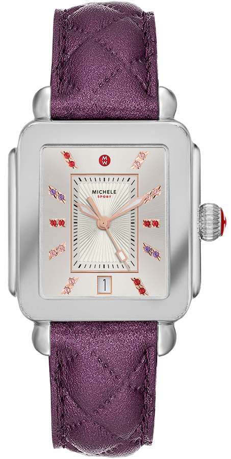 MWW06K000049 Michele Deco Sport Topaz Dial Steel Women's Watch on Sale