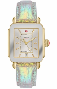 Michele Deco Sport Two Tone Topaz Women's Watch MWW06K000031