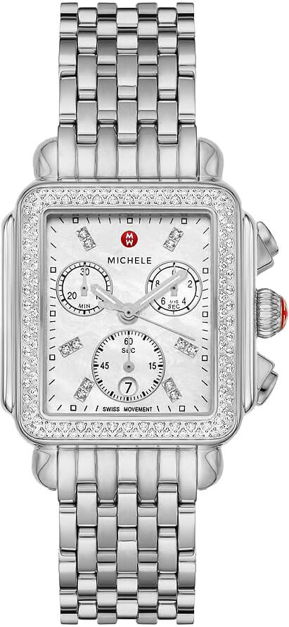 MWW06A000775 Michele Deco Stainless Diamond Chronograph  display picture 3