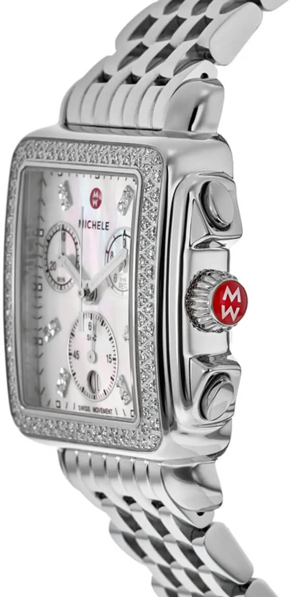 Michelle様 MWW06A000775 Michele Deco Stainless Diamond Chronograph