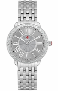 Michele Serein Diamond Stainless Steel Women's Watch MWW21B000155