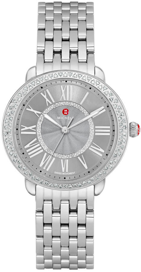 MWW21B000155 Michele Serein Diamond Stainless Steel Womens Watch