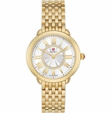 Michele Serein Mid 18k Yellow Gold Women's Watch MWW21B000160