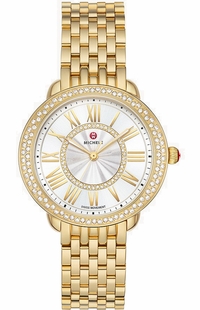 Michele Serein Mid Diamond Bezel Roman Women's Watch MWW21B000161
