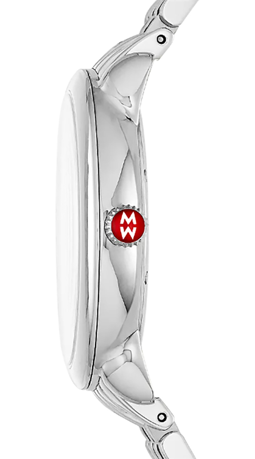 MWW21B000147 Michele Serein Mid Stainless Diamond Dial Womens Watch 