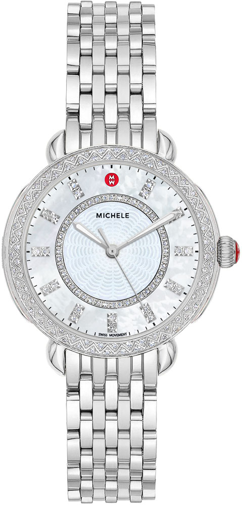Michele Sidney Classic Diamond Women\'s Watch Michele Sidney Classic 18k Gold Plated Diamond Watch  main image 3