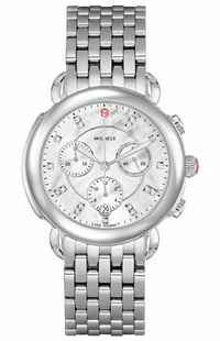 Michele Sidney Mother of Pearl Diamond Dial Women's Watch MWW30A000015