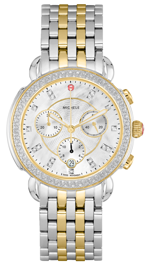 Sidney Stainless-Steel Diamond

$ 1,995.00  Michele Decor Michele Sidney Diamond Chronograph Black Dial Watch  main image 2