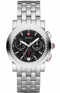 Michele Sport Collection Sport Sail Black Dial Women's Watch MWW01C000012