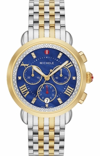 Michele Sport Sail Blue Dial Stainless Steel Women's Watch MWW01C000144