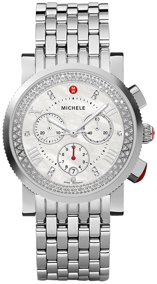 MWW01C000141 Michele Sport Sail Diamond Stainless Steel Womens Watch
