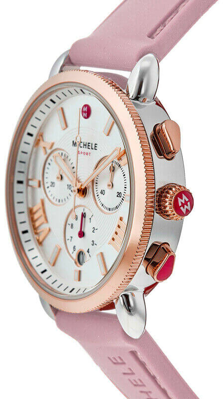 MWW01P000009 Michele Sporty Sport Sail Two-Tone Pink Gold 