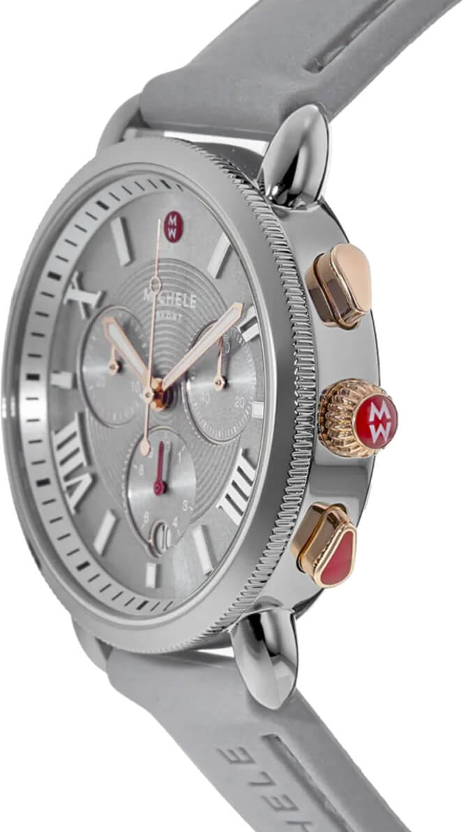 MWW01P000011 Michele Sporty Sport Sail Slate Silicone Womens Watch