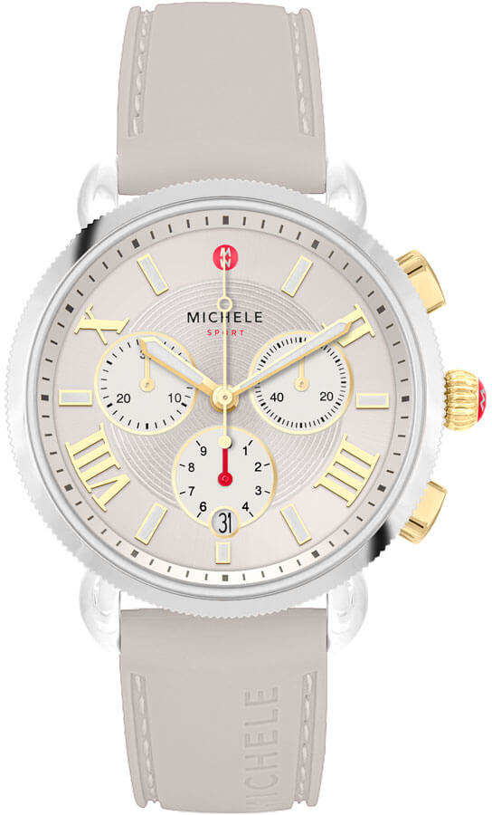 MWW01P000010 Michele Sporty Sport Sail Silver Dial Womens Watch