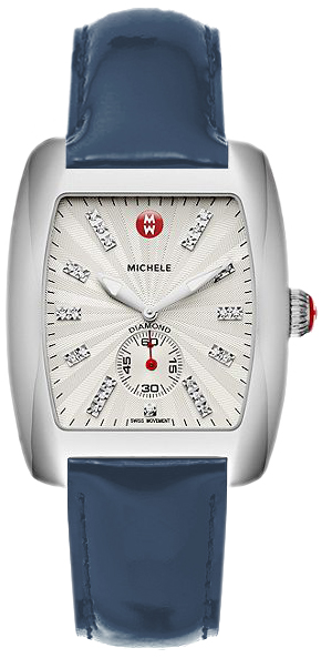 Michele Classic Leather silver watch New Michele Diamond Releve Mww19a000001 Silver Bracelet  main image 4