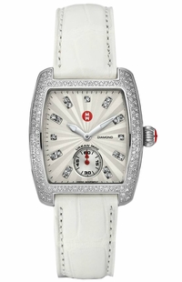 MICHELE ミシェル アーバン ミニ ダイヤ MW レディース 腕時計 Michele Urban Mini Stainless Steel Silver Dial Diamonds