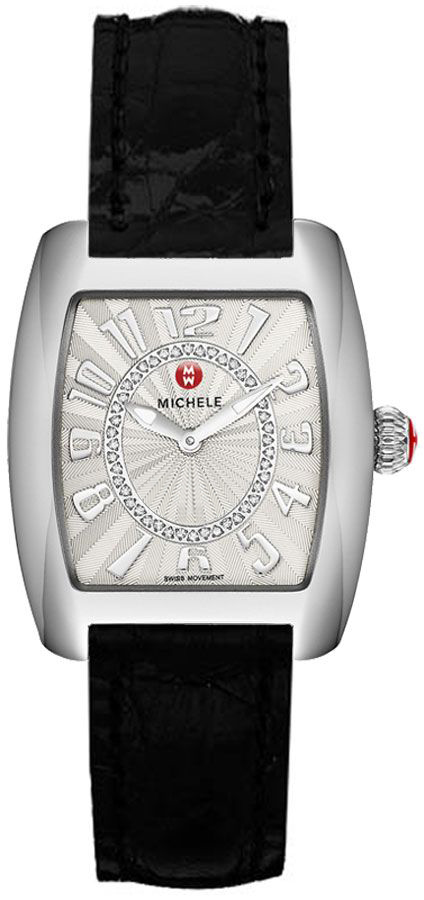 MWW02A000585-Black Michele Urban Mini Silver Dial Women display picture 3