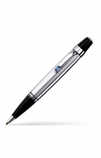 MontBlanc Boheme Silver Bleu Ballpoint Pen 6571