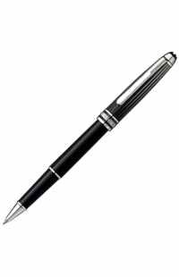 MontBlanc Meisterstuck Doue Black and White Rollerball Pen 101405