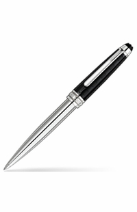 MontBlanc Meisterstuck Solitaire Ceramics Black Prisma Ballpoint Pen 103109
