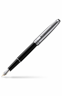MontBlanc Meisterstuck Solitaire Doue Stainless Steel Fountain Pen 5013