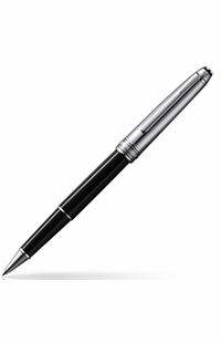 MontBlanc Meisterstuck Solitaire Doue Stainless Steel Rollerball Pen 5019