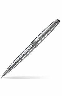 MontBlanc Meisterstuck Solitaire Platinum Plated Facet Mechanical Pencil 38249