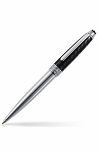 MontBlanc Meisterstuck Solitarie Carbon & Steel Ballpoint Pen 5834
