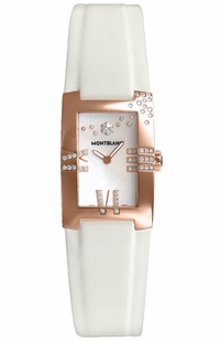 MontBlanc Profile Elegance Solid 18k Rose Gold Women's Watch 104288