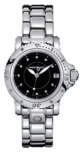 102364 MontBlanc Sport Collection Black Diamond Dial Ladies Quartz
