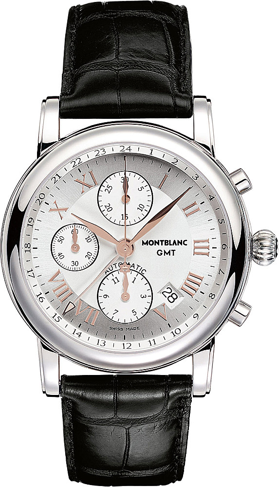 36967 MontBlanc Star White Chronograph Dial Mens Watch