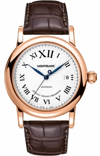 MontBlanc Star Solid 18k Rose Gold Men's Watch 101640