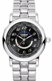 MontBlanc Star World Time GMT Automatic Men's Luxury Watch 109285