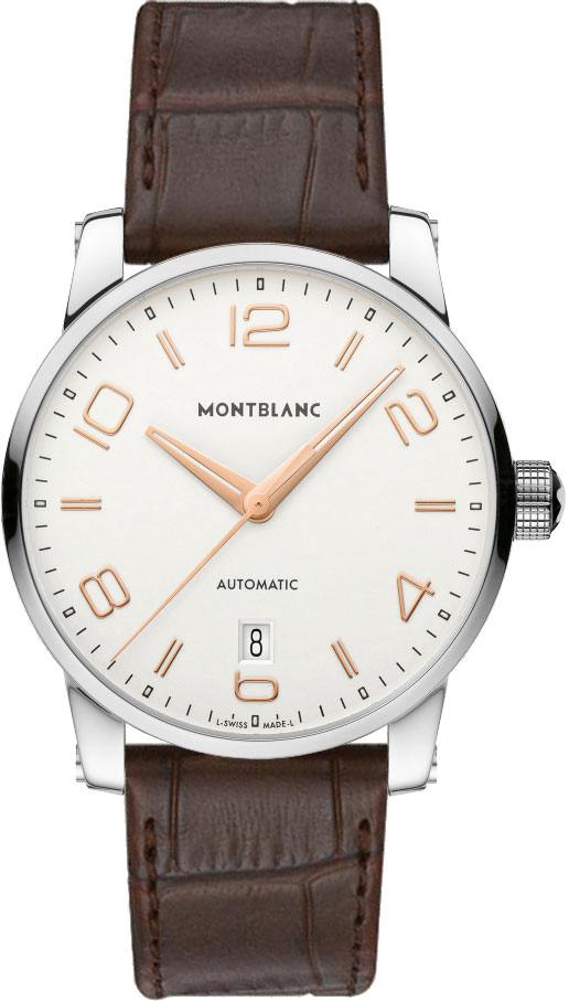 110340 MontBlanc TimeWalker White Dial Men's Watch