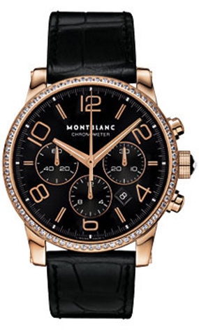 104282 MontBlanc Timewalker Chronograph Midsize Red Gold