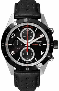 MontBlanc TimeWalker Chronograph Automatic Black Dial 43mm Men's Watch 116098