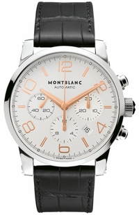 MontBlanc TimeWalker Chronograph Silver Dial Men's Watch 101549