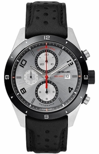 MontBlanc TimeWalker Chronograph Silver Dial Men's Watch 116100